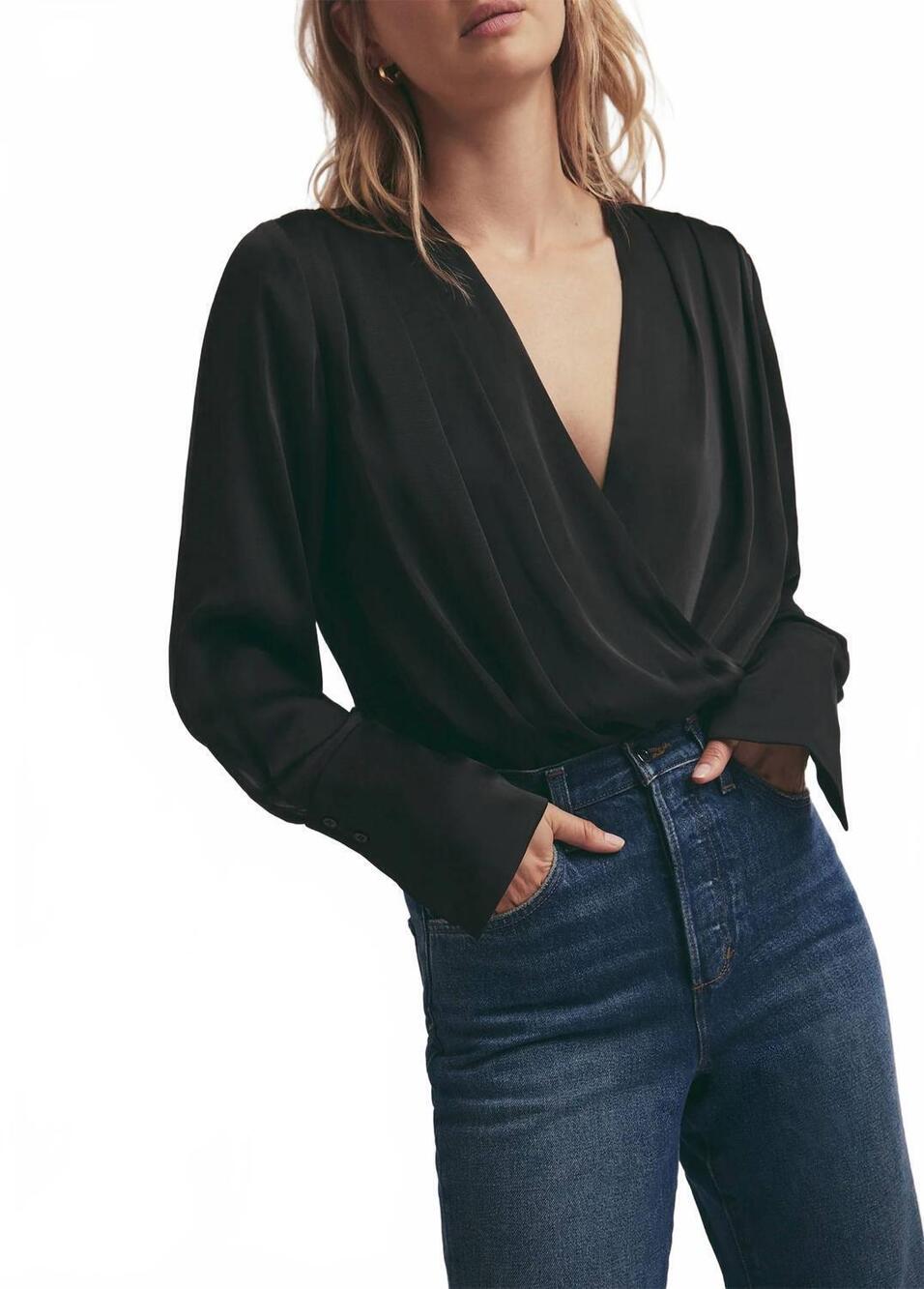 NEW FAVORITE DAUGHTER change me bodysuit in black